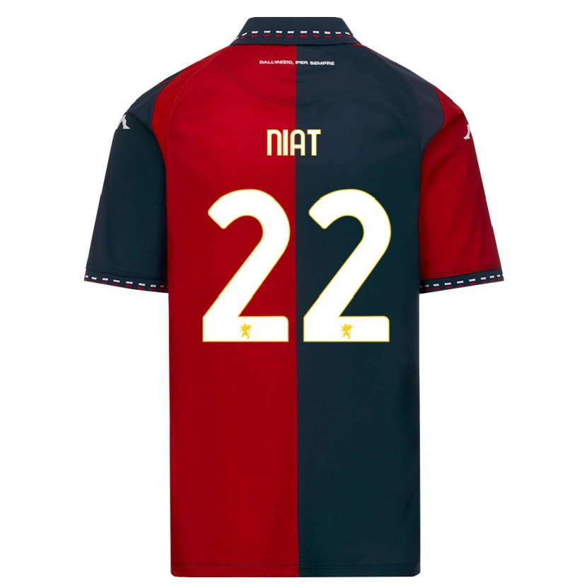 Danxen Enfant Maillot Yahvan Niat #22 Rouge Noir Blanc Tenues Domicile 2026/27 T-Shirt