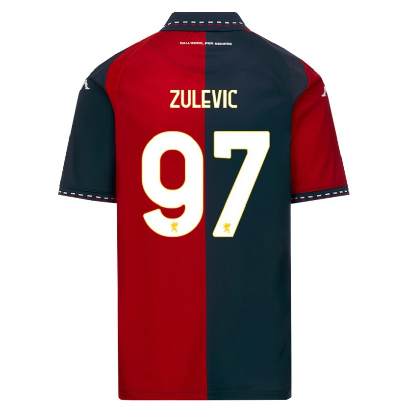 Danxen Enfant Maillot Adam Zulevic #97 Rouge Noir Blanc Tenues Domicile 2026/27 T-Shirt