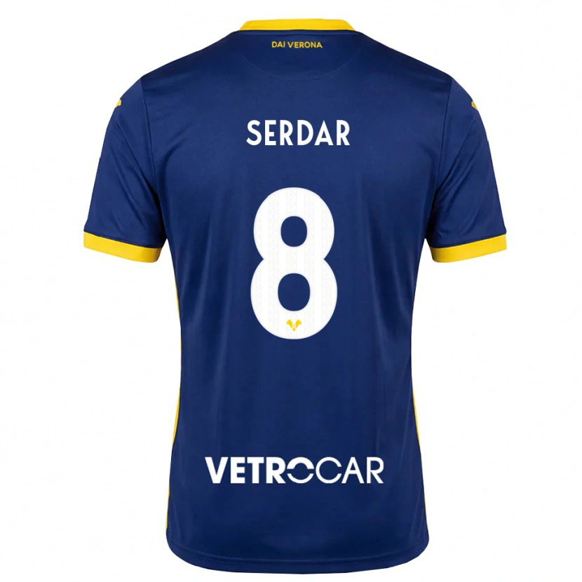 Danxen Enfant Maillot Suat Serdar #8 Bleu Roi Jaune Blanc Tenues Domicile 2026/27 T-Shirt