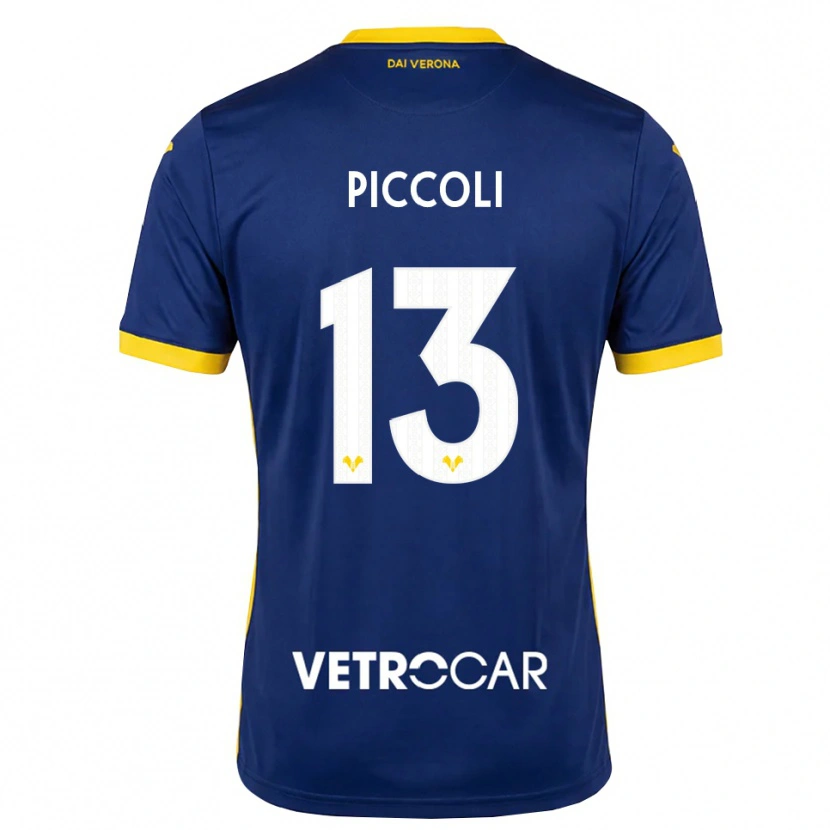 Danxen Enfant Maillot Thomas Piccoli #13 Bleu Roi Jaune Blanc Tenues Domicile 2026/27 T-Shirt