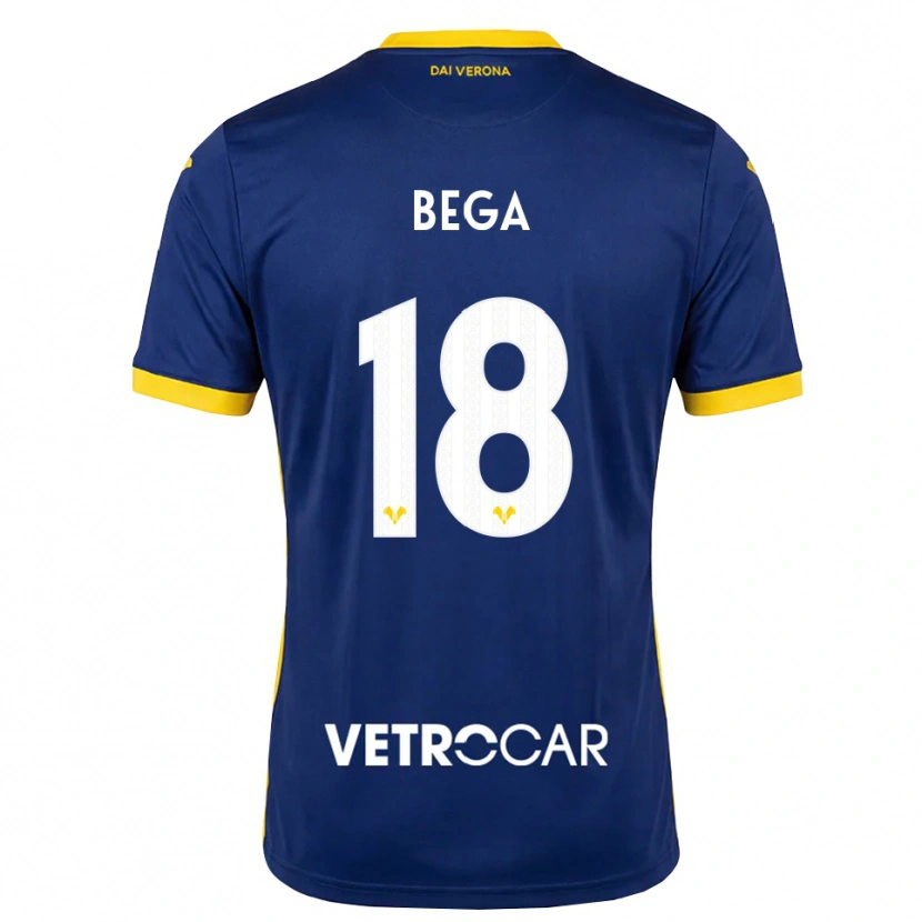 Danxen Enfant Maillot Leorat Bega #18 Bleu Roi Jaune Blanc Tenues Domicile 2026/27 T-Shirt