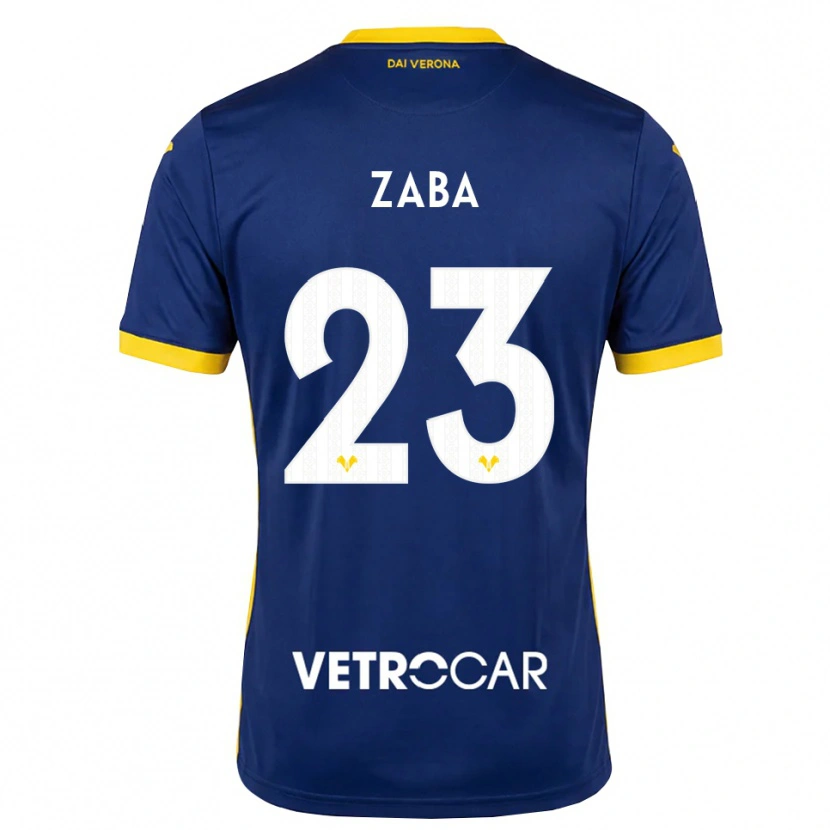 Danxen Enfant Maillot Nelson Zaba #23 Bleu Roi Jaune Blanc Tenues Domicile 2026/27 T-Shirt