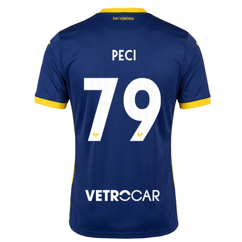 Danxen Enfant Maillot Jurgen Peci #79 Bleu Roi Jaune Blanc Tenues Domicile 2026/27 T-Shirt
