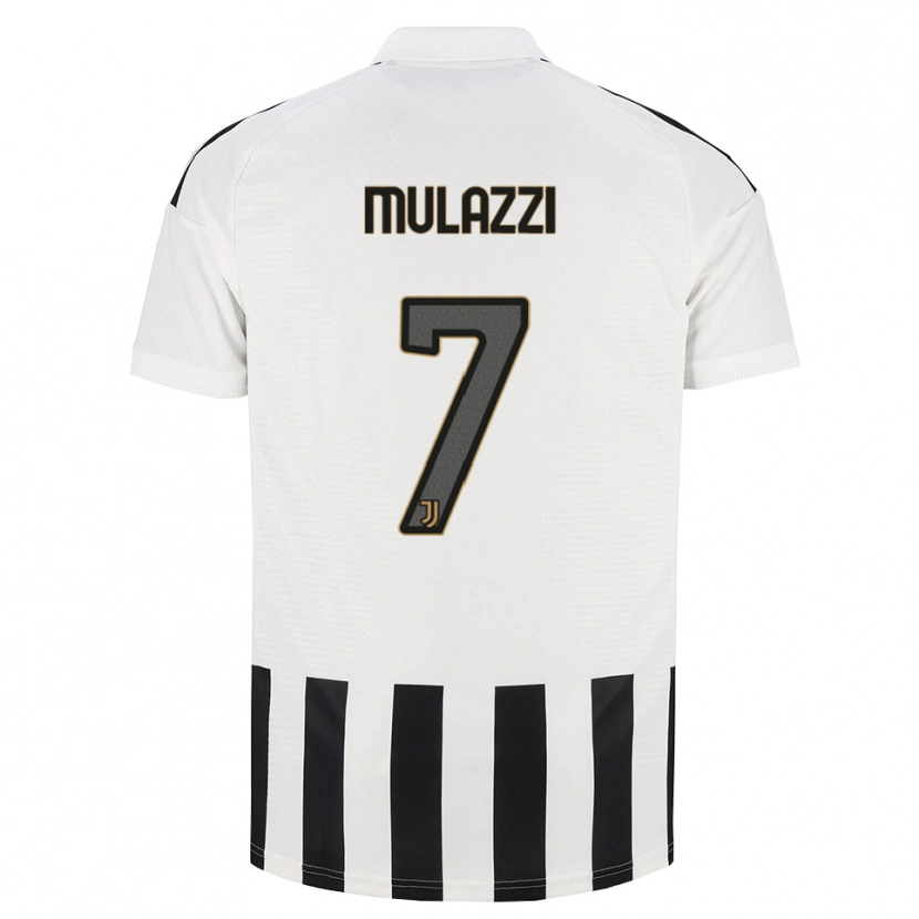 Danxen Enfant Maillot Gabriele Mulazzi #7 Noir Blanc Marron Tenues Domicile 2026/27 T-Shirt