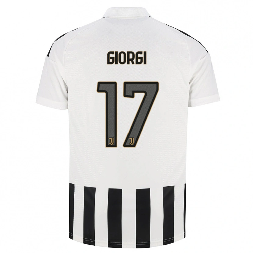 Danxen Enfant Maillot Lorenzo Giorgi #17 Noir Blanc Marron Tenues Domicile 2026/27 T-Shirt