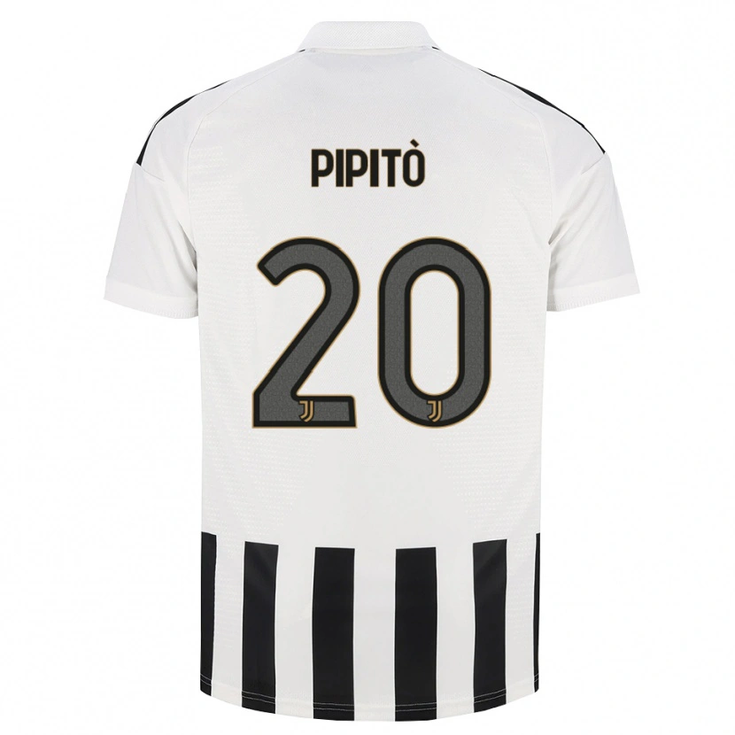 Danxen Enfant Maillot Giuseppe Pipitò #20 Noir Blanc Marron Tenues Domicile 2026/27 T-Shirt