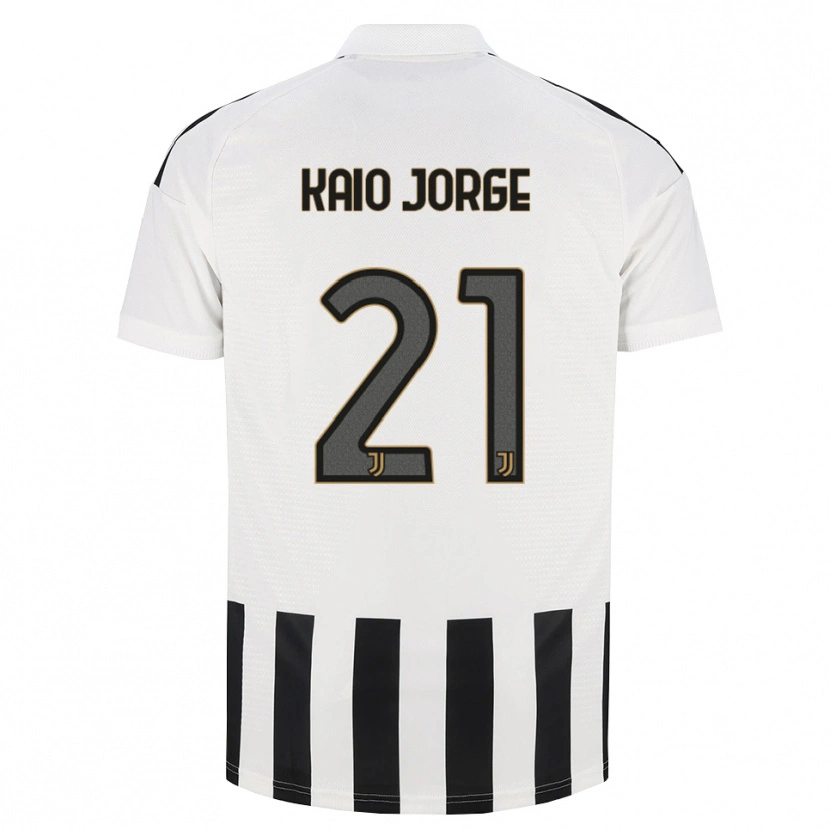 Danxen Enfant Maillot Kaio Jorge #21 Noir Blanc Marron Tenues Domicile 2026/27 T-Shirt