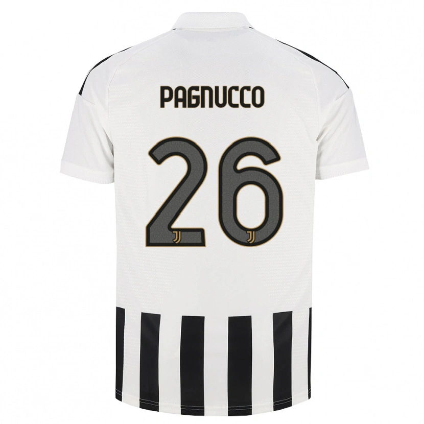 Danxen Enfant Maillot Filippo Pagnucco #26 Noir Blanc Marron Tenues Domicile 2026/27 T-Shirt