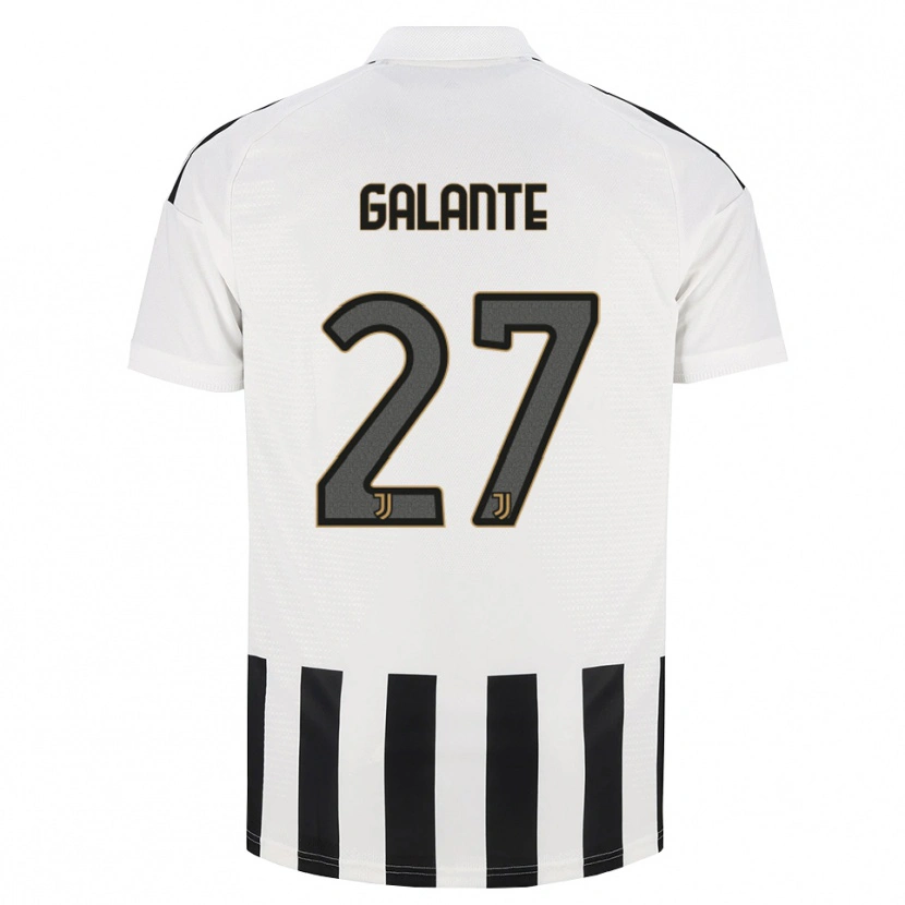 Danxen Enfant Maillot Tommaso Galante #27 Noir Blanc Marron Tenues Domicile 2026/27 T-Shirt