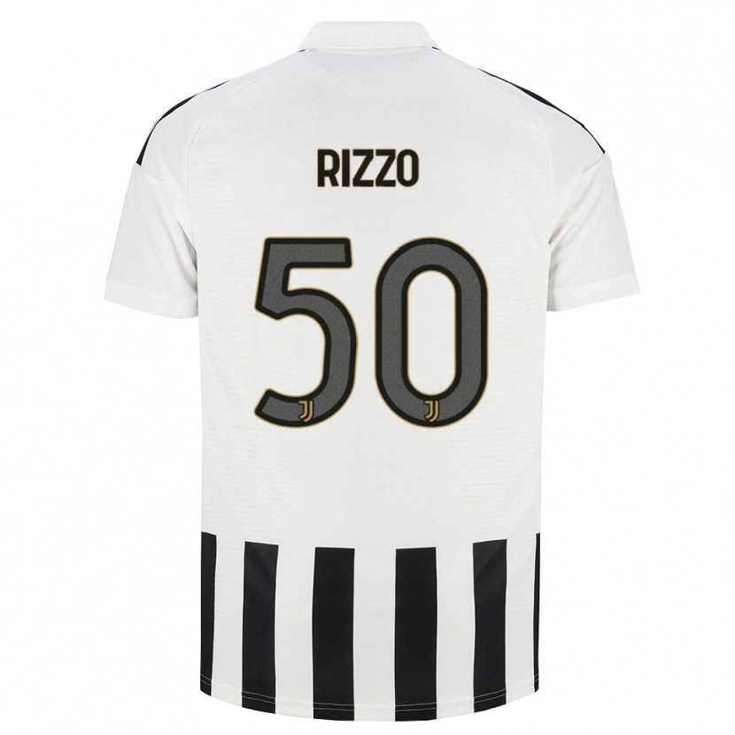 Danxen Enfant Maillot Niccolò Rizzo #50 Noir Blanc Marron Tenues Domicile 2026/27 T-Shirt