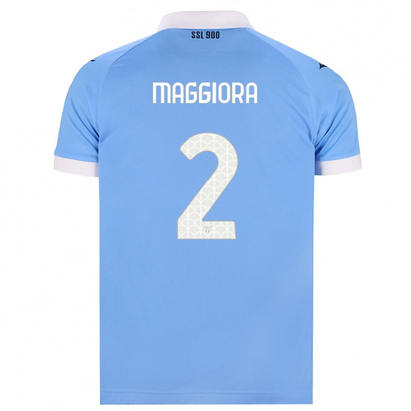Danxen Enfant Maillot Antonio Maggiora #2 Bleu Ciel Noir Blanc Tenues Domicile 2026/27 T-Shirt