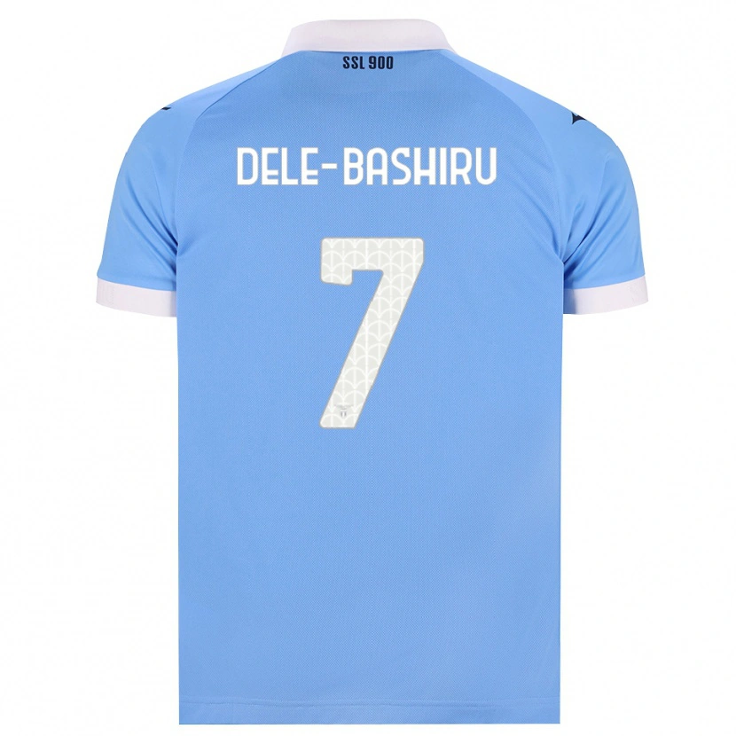Danxen Enfant Maillot Fisayo Dele-Bashiru #7 Bleu Ciel Noir Blanc Tenues Domicile 2026/27 T-Shirt