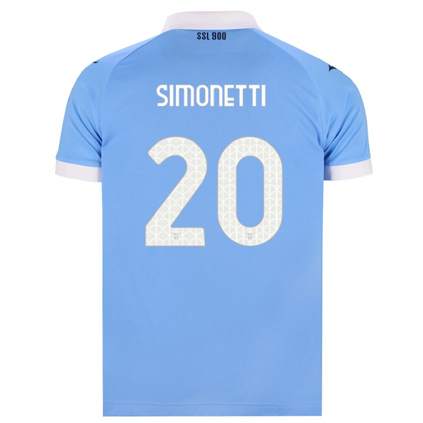Danxen Enfant Maillot Flaminia Simonetti #20 Bleu Ciel Noir Blanc Tenues Domicile 2026/27 T-Shirt