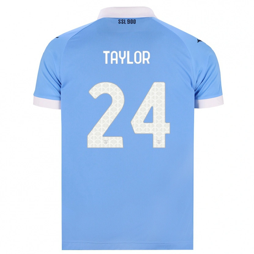 Danxen Enfant Maillot Kenneth Taylor #24 Bleu Ciel Noir Blanc Tenues Domicile 2026/27 T-Shirt