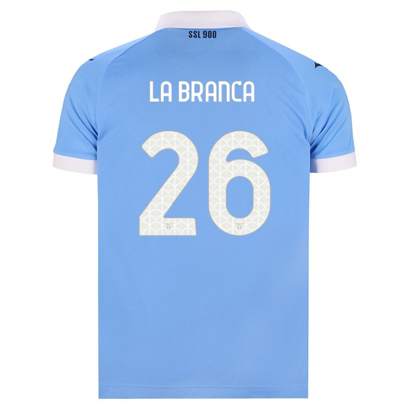 Danxen Enfant Maillot Ruggero La Branca #26 Bleu Ciel Noir Blanc Tenues Domicile 2026/27 T-Shirt