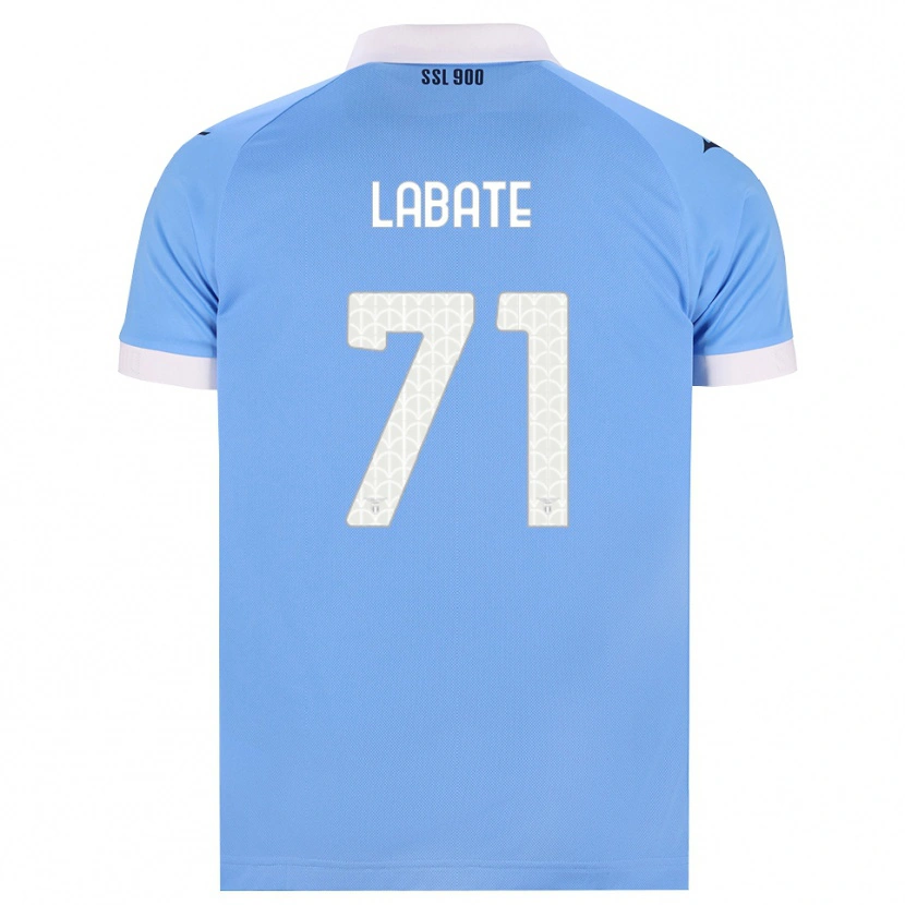 Danxen Enfant Maillot Camilla Labate #71 Bleu Ciel Noir Blanc Tenues Domicile 2026/27 T-Shirt