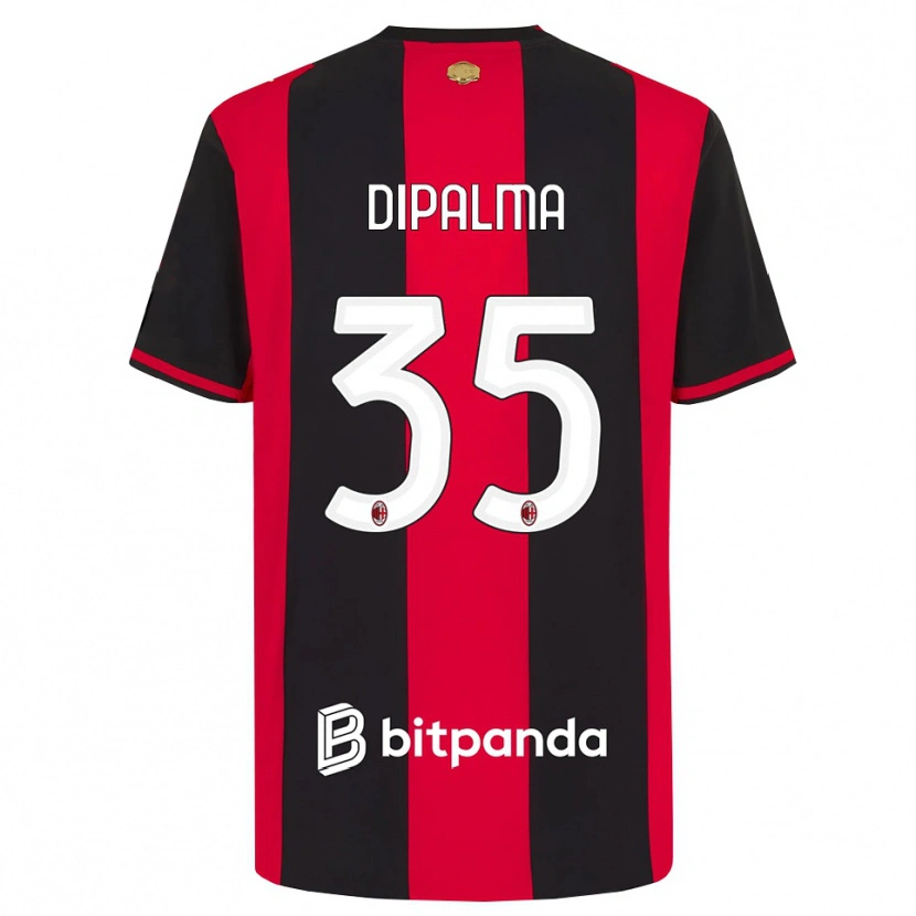 Danxen Enfant Maillot Matteo Dipalma #35 Rouge Noir Blanc Tenues Domicile 2026/27 T-Shirt