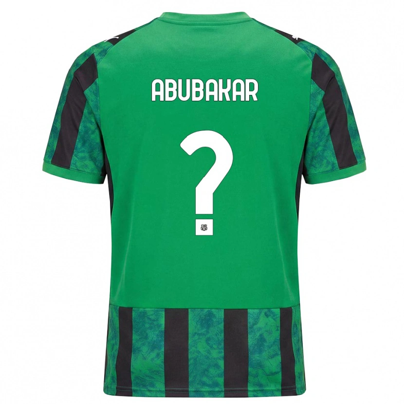 Danxen Enfant Maillot Salim Abubakar #0 Vert Noir Blanc Tenues Domicile 2026/27 T-Shirt