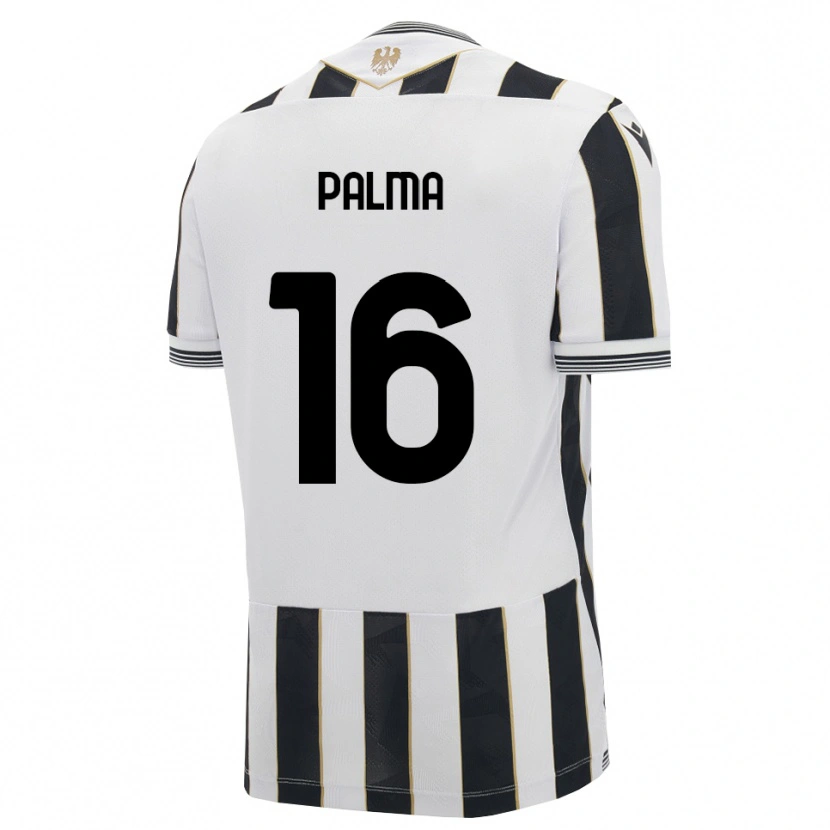 Danxen Enfant Maillot Matteo Palma #16 Noir Blanc Rose Tenues Domicile 2026/27 T-Shirt