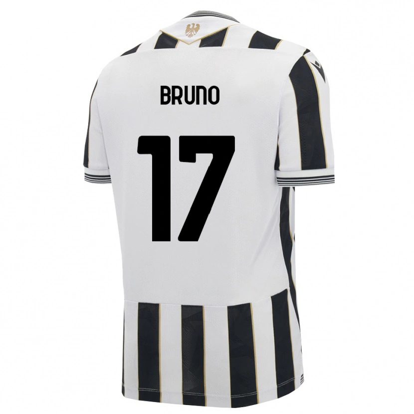Danxen Enfant Maillot Elias Bruno #17 Noir Blanc Rose Tenues Domicile 2026/27 T-Shirt
