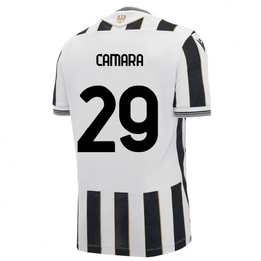 Danxen Enfant Maillot Abdoulaye Camara #29 Noir Blanc Rose Tenues Domicile 2026/27 T-Shirt
