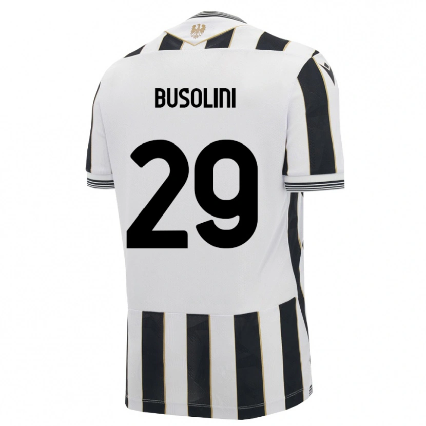 Danxen Enfant Maillot Alessandro Busolini #29 Noir Blanc Rose Tenues Domicile 2026/27 T-Shirt