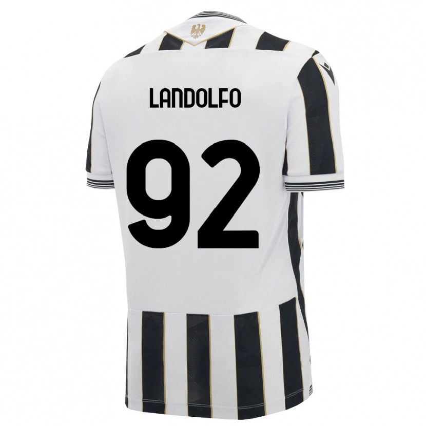 Danxen Enfant Maillot Tommaso Landolfo #92 Noir Blanc Rose Tenues Domicile 2026/27 T-Shirt