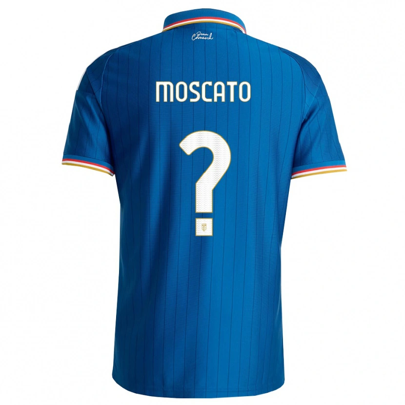 Danxen Enfant Maillot Matteo Moscato #0 Bleu Blanc Rouge Tenues Domicile 2026/27 T-Shirt