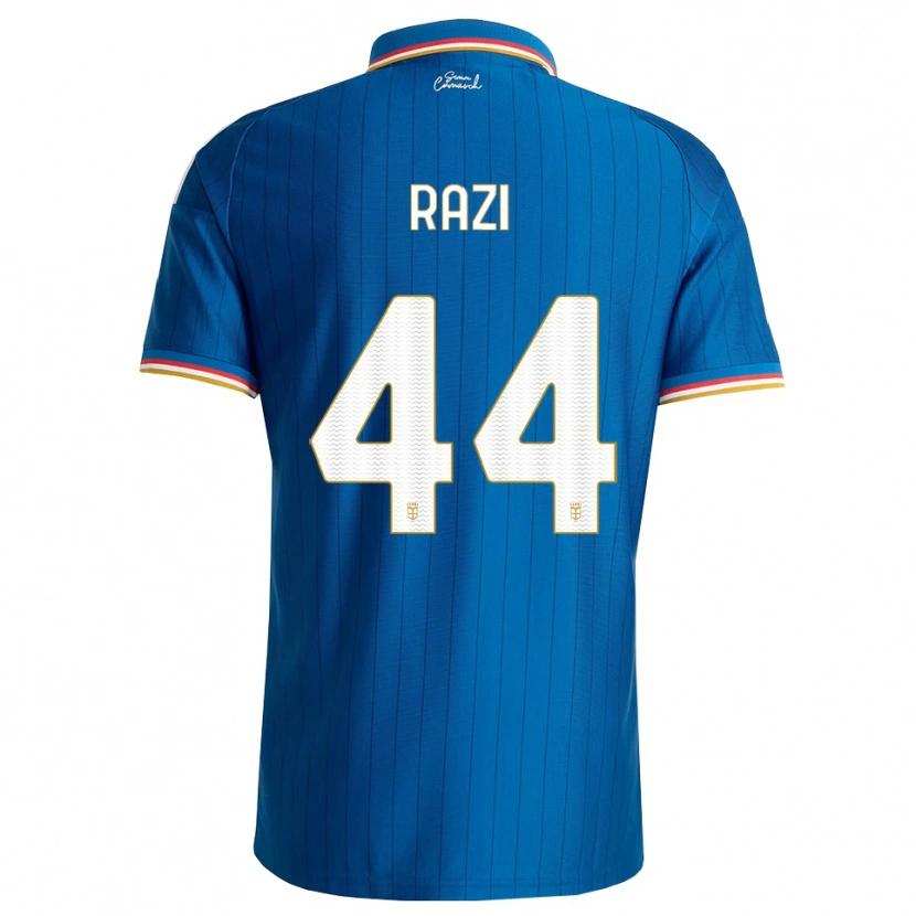 Danxen Enfant Maillot Naj Razi #44 Bleu Blanc Rouge Tenues Domicile 2026/27 T-Shirt