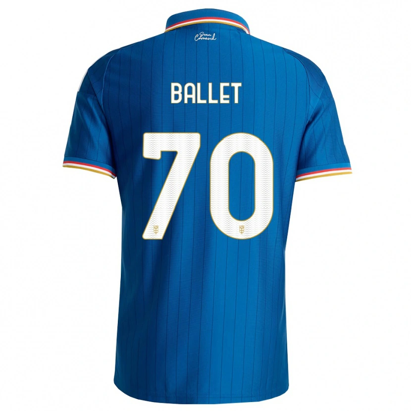 Danxen Enfant Maillot Samuel Ballet #70 Bleu Blanc Rouge Tenues Domicile 2026/27 T-Shirt