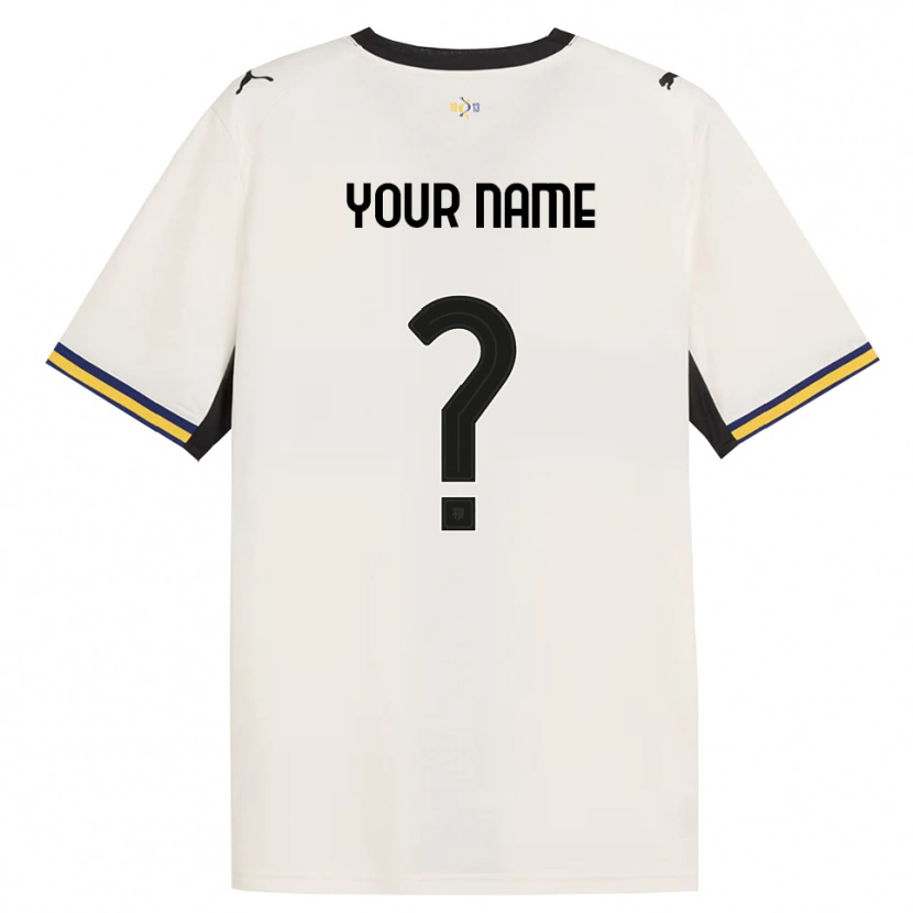 Danxen Enfant Maillot Votre Nom #0 Blanc Cassé Noir Jaune Tenues Domicile 2026/27 T-Shirt