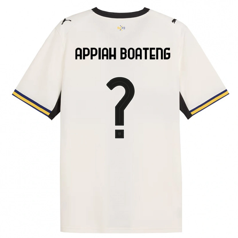 Danxen Enfant Maillot Matthew Appiah Boateng #0 Blanc Cassé Noir Jaune Tenues Domicile 2026/27 T-Shirt