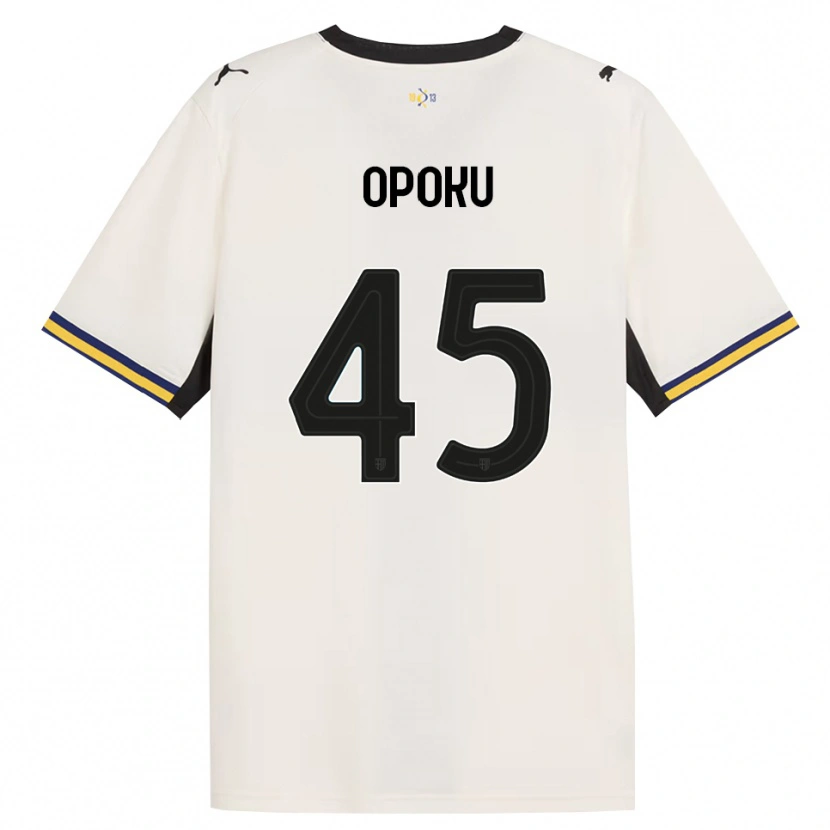 Danxen Enfant Maillot Mama Opoku #45 Blanc Cassé Noir Jaune Tenues Domicile 2026/27 T-Shirt