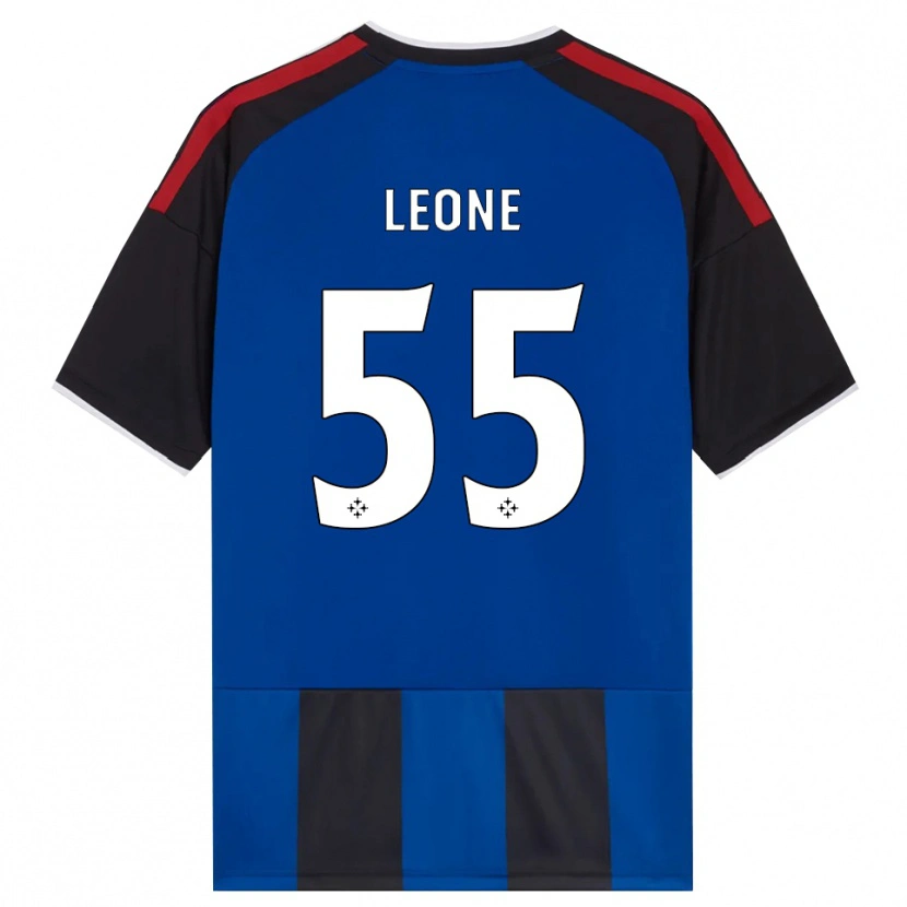 Danxen Enfant Maillot Giuseppe Leone #55 Noir Rouge Blanc Bleu Tenues Domicile 2026/27 T-Shirt