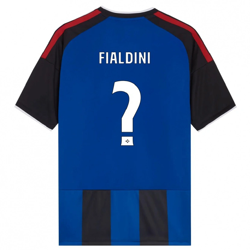 Danxen Enfant Maillot Filippo Fialdini #0 Noir Rouge Blanc Bleu Tenues Domicile 2026/27 T-Shirt