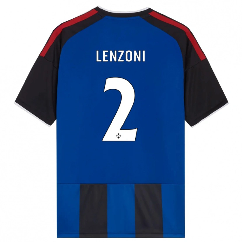 Danxen Enfant Maillot Samuele Lenzoni #2 Noir Rouge Blanc Bleu Tenues Domicile 2026/27 T-Shirt