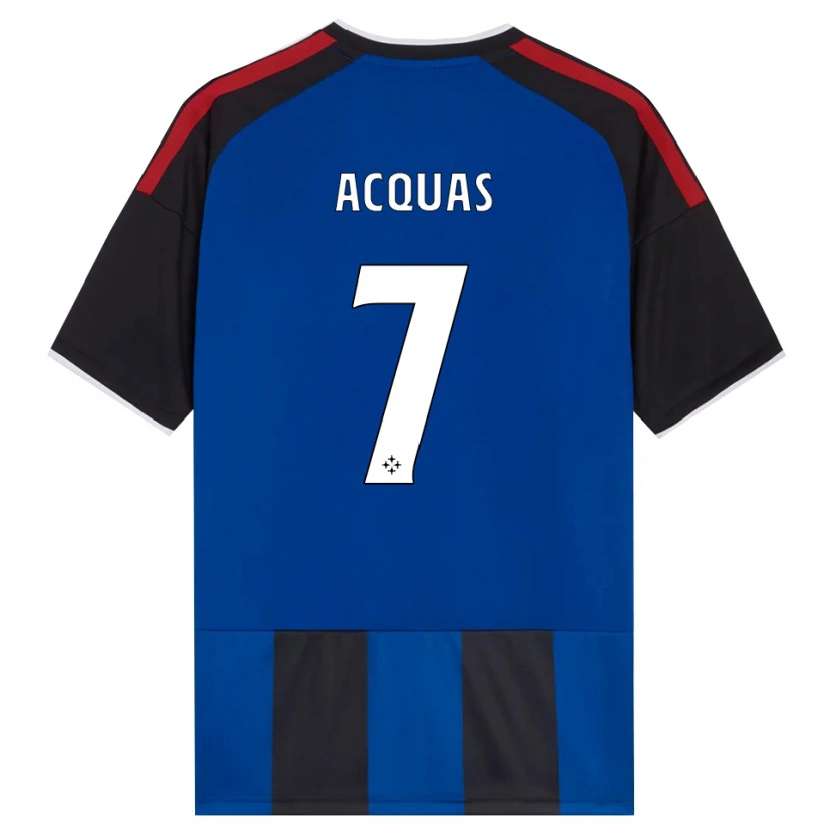 Danxen Enfant Maillot Tommaso Acquas #7 Noir Rouge Blanc Bleu Tenues Domicile 2026/27 T-Shirt