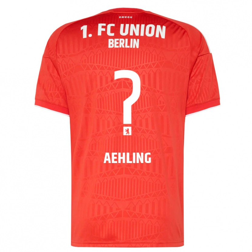 Danxen Enfant Maillot Anna Aehling #0 Rouge Blanc Tenues Domicile 2026/27 T-Shirt