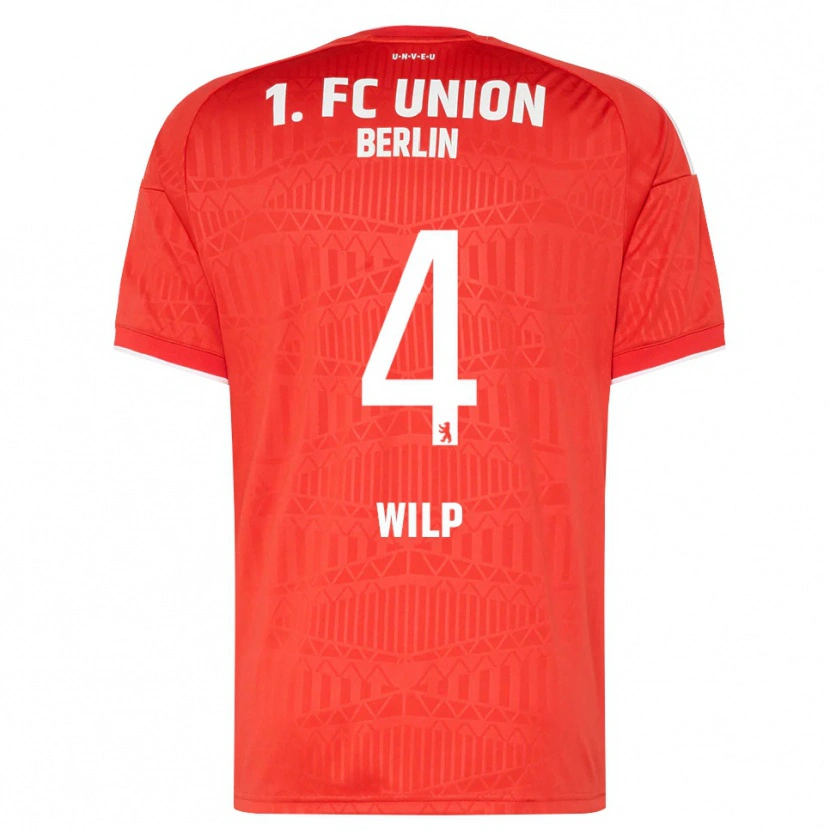 Danxen Enfant Maillot Bennett Wilp #4 Rouge Blanc Tenues Domicile 2026/27 T-Shirt