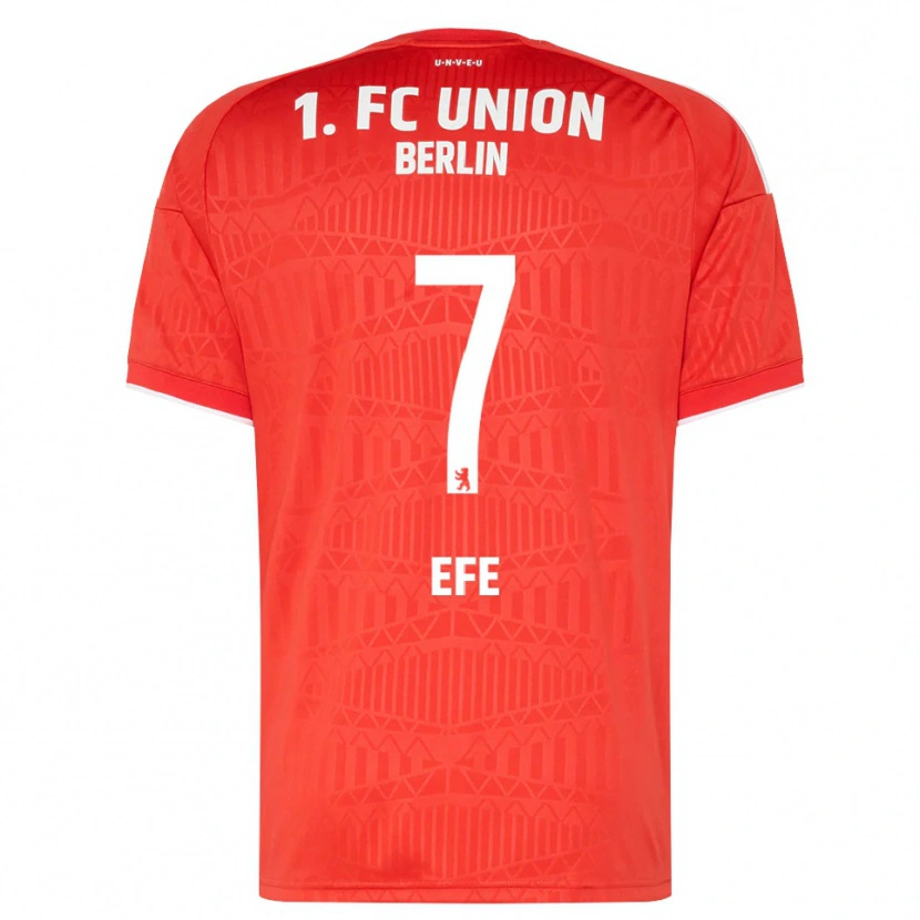 Danxen Enfant Maillot Baran Efe #7 Rouge Blanc Tenues Domicile 2026/27 T-Shirt