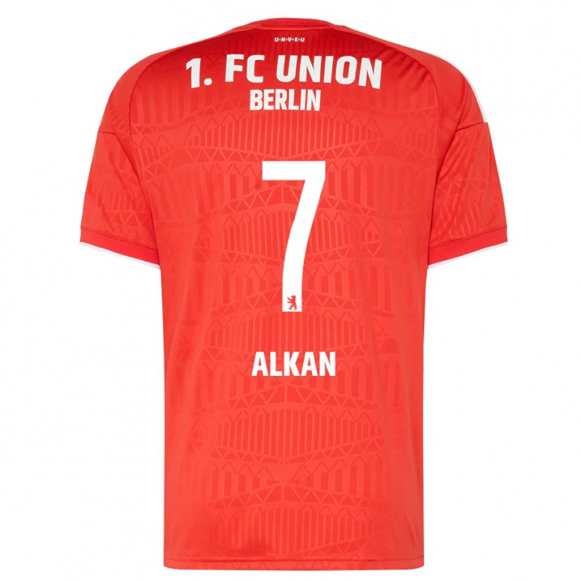 Danxen Enfant Maillot Musa Alkan #7 Rouge Blanc Tenues Domicile 2026/27 T-Shirt
