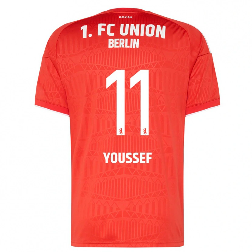 Danxen Enfant Maillot Nour Youssef #11 Rouge Blanc Tenues Domicile 2026/27 T-Shirt