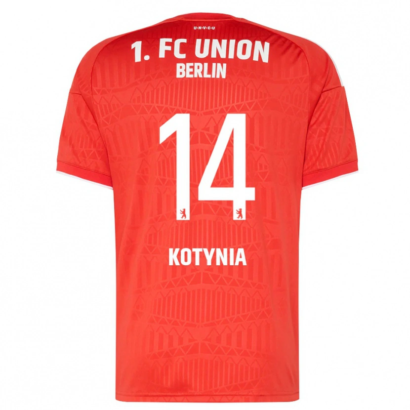 Danxen Enfant Maillot Nikodem Kotynia #14 Rouge Blanc Tenues Domicile 2026/27 T-Shirt