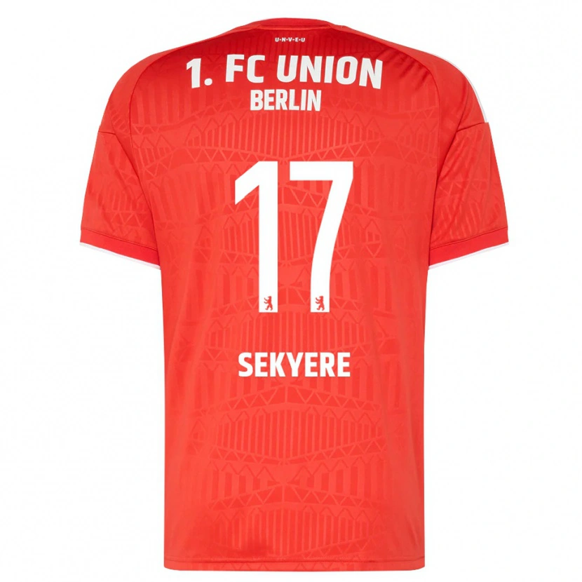 Danxen Enfant Maillot Anderson Sekyere #17 Rouge Blanc Tenues Domicile 2026/27 T-Shirt