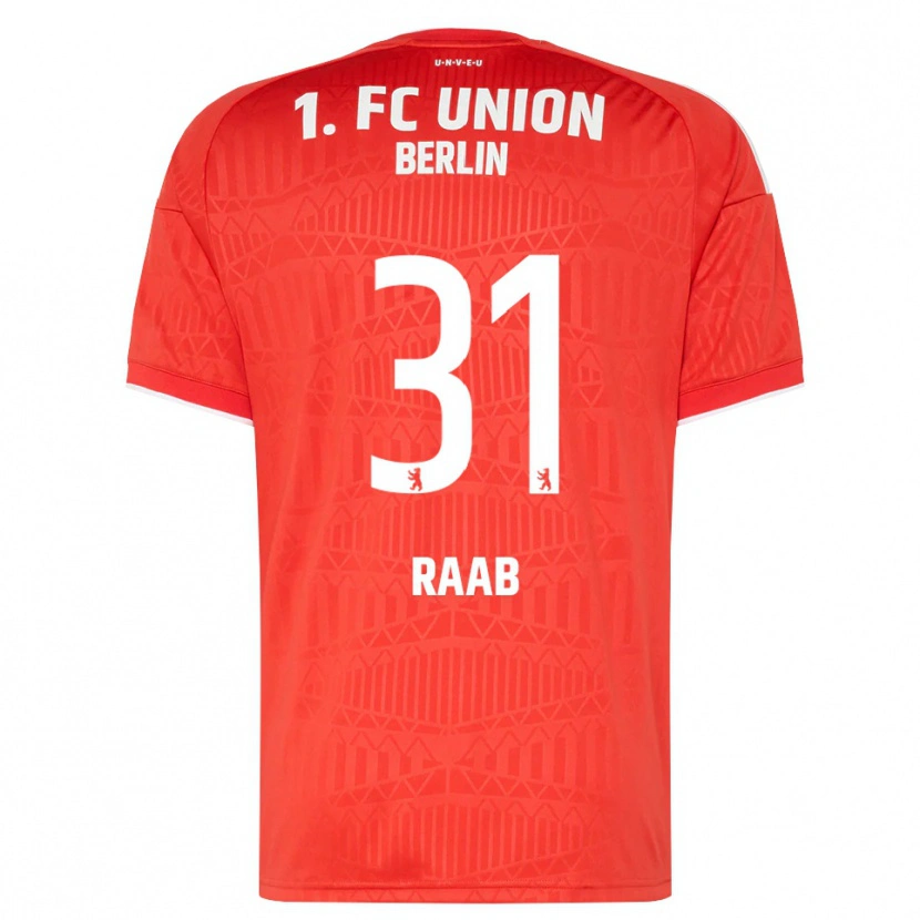 Danxen Enfant Maillot Matheo Raab #31 Rouge Blanc Tenues Domicile 2026/27 T-Shirt
