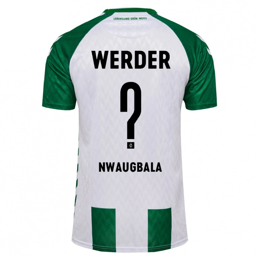 Danxen Enfant Maillot Kevin Nwaugbala #0 Vert Blanc Tenues Domicile 2026/27 T-Shirt