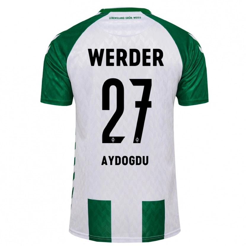 Danxen Enfant Maillot Onur Aydogdu #27 Vert Blanc Tenues Domicile 2026/27 T-Shirt