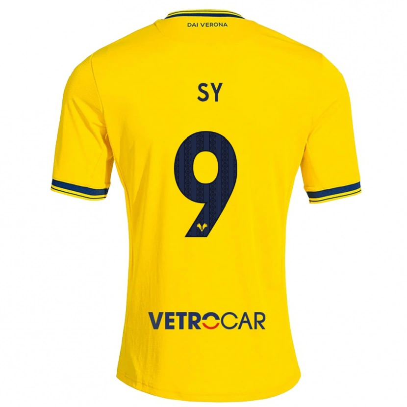 Danxen Enfant Maillot Samba Sy #9 Jaune Rouge Tenues Extérieur 2026/27 T-Shirt