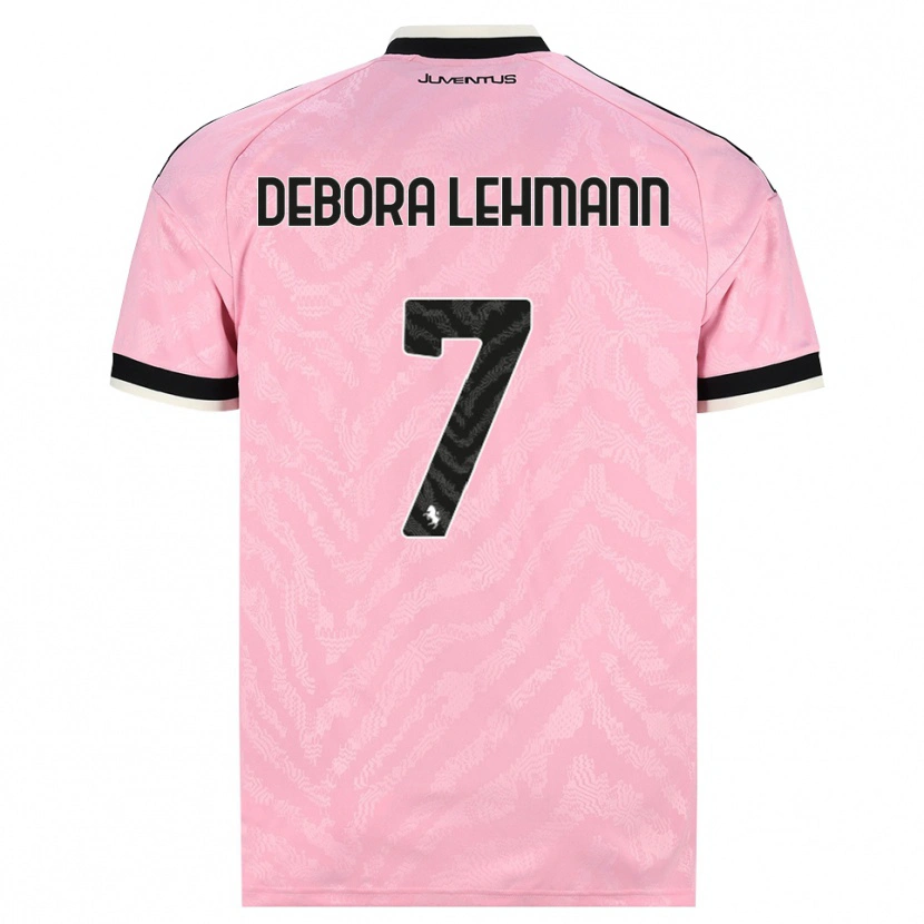 Danxen Enfant Maillot Alisha Debora Lehmann #7 Rose Noir Tenues Extérieur 2026/27 T-Shirt