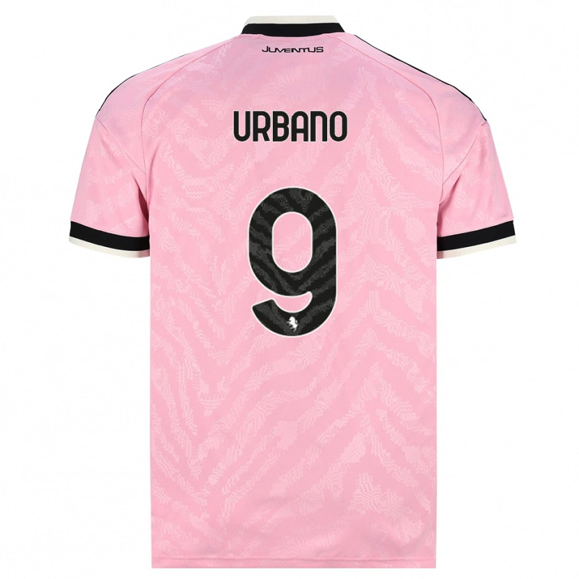 Danxen Enfant Maillot Giacomo Urbano #9 Rose Noir Tenues Extérieur 2026/27 T-Shirt